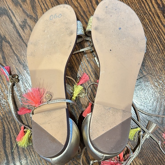 Lilly Pulitzer tie up sandal size 8 - Picture 4 of 9